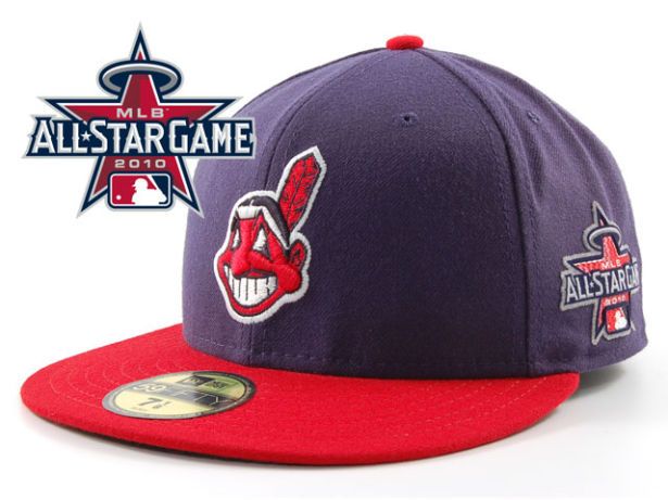 Cleveland Indians 2010 MLB All Star Fitted Hat Sf08